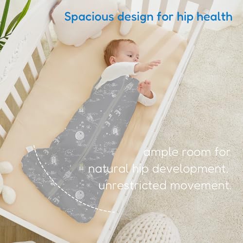 Image of TotAha Sleep Sack 0-6 Months 1.0 TOG, Unisex Buttery Soft Sleeping Sacks with 2-way Safe Zipper, Premium Winter Sleep Bag