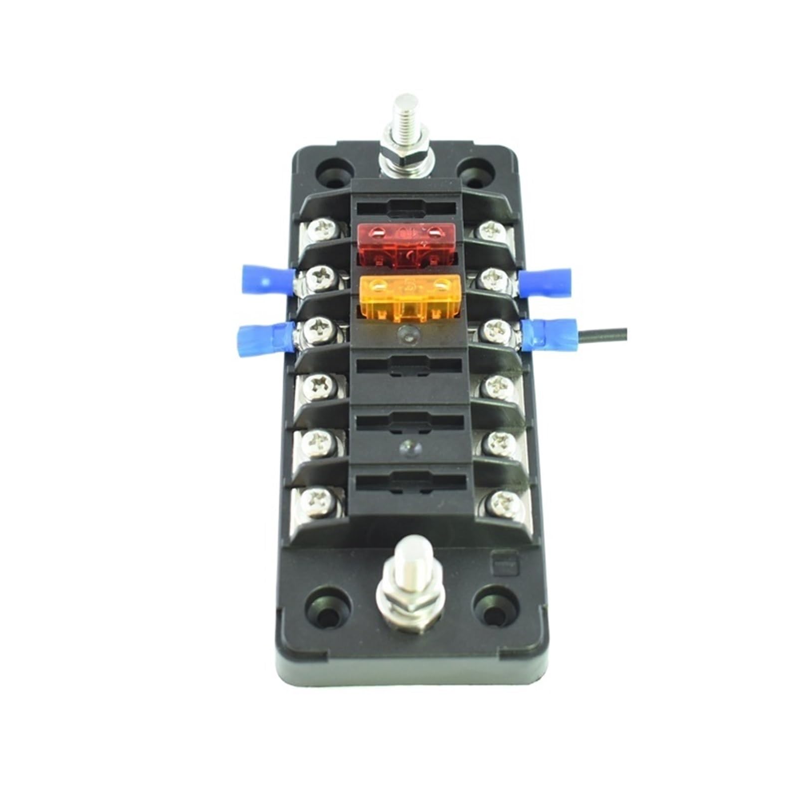 Boîte à fusibles multi-voies BH-612PZF avec pôles +/- isolés