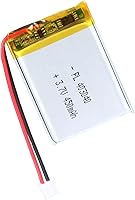 Vista 63 de 802030 Batería Lipo de 3.7V 400mAh 802030 Juego de Batería de Polímero de Litio Recargable con Conector JST PH2.0mm para Dispositivo Electrónico