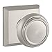 Baldwin PSTRATSR150 Reserve Passage Traditional with Traditional Square Rose in Satin Nickel Finish