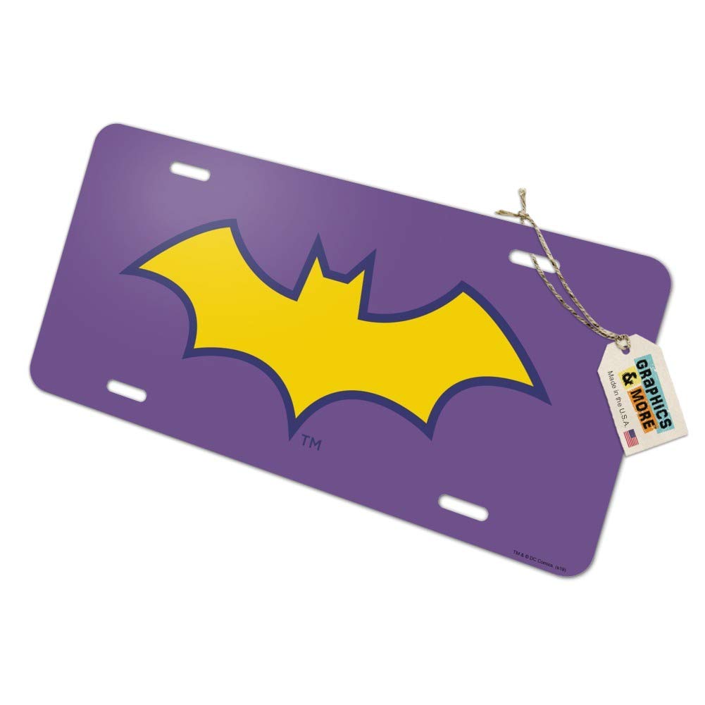 GRAPHICS & MORE Batman Batgirl Logo Novelty Metal Vanity Tag License Plate
