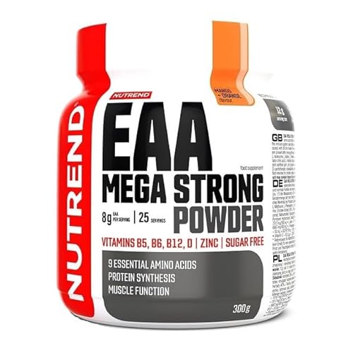 EAA Mega Strong Powder, Mango + Naranja - 300g