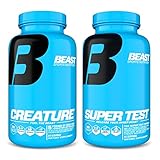 Beast Sports Nutrition Super Beast Stack - 180 Vegetable Capsules/Bottle - Powerful Combo to Improve...