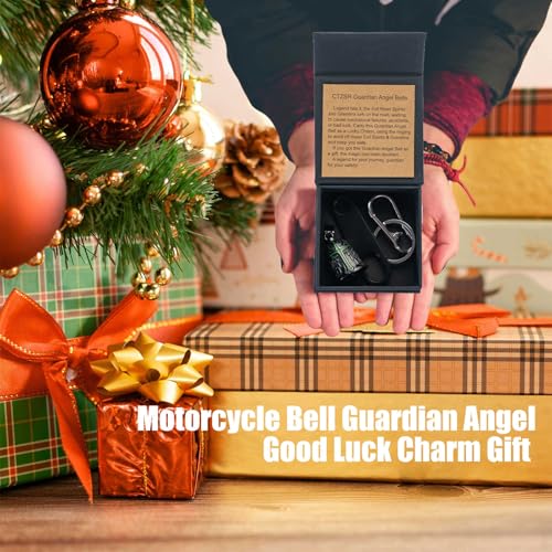 Image of Motorcycle Bell Guardian Angel Gremlin Lucky Charm Gift For Riders