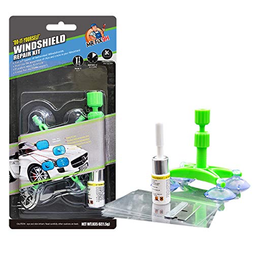 SANON Car Windshield Repair Kit, DIY Car Window Glass Scratch Crack Repair Tool