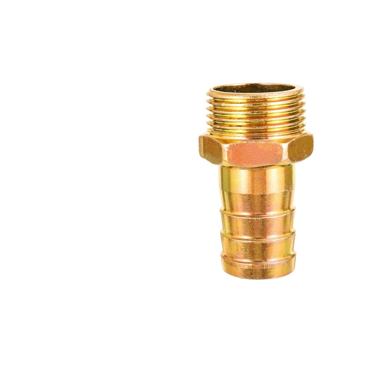 BFsaceqa 1 BSP Male Thread Metal Connector Reduce To 16/19/25/32mm Hose Barb Pneumatic Pagoda Coupler Irrigation Pipe Plumbing Fitting(To 25mm)