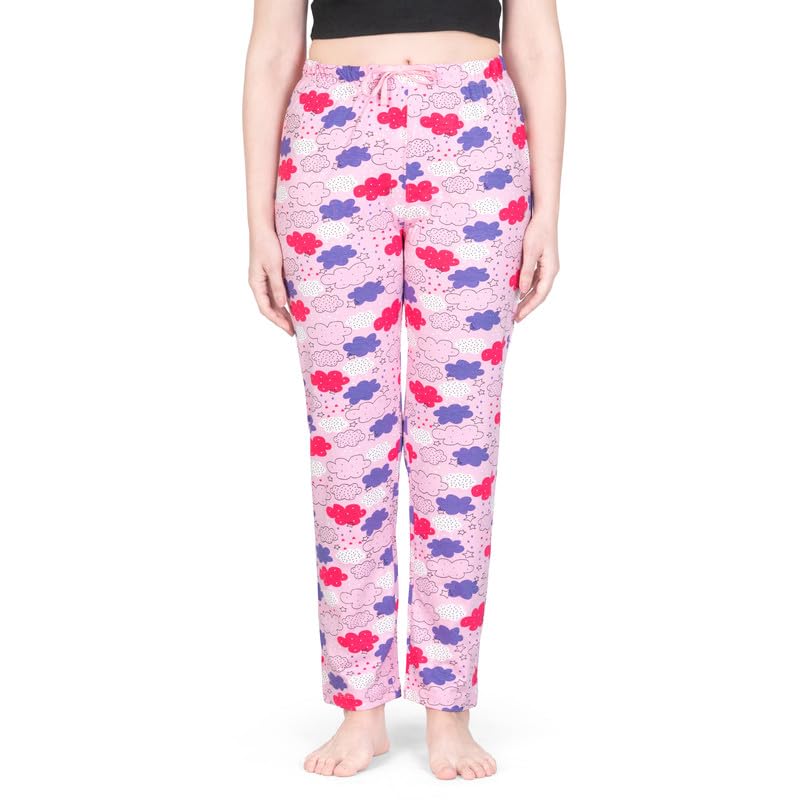 Image of Real Basics Women's Cotton Printed Pyjama Pack of 1