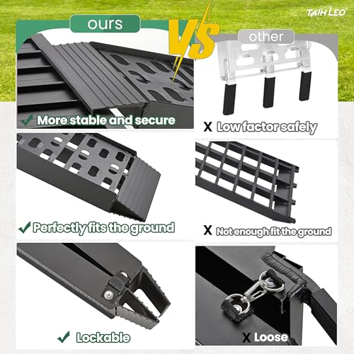 TaiH Leo 1 Pc of Motorcycle Ramp, 7.5ft Ramps for Trucks, 750LBS Capacity Shed Ramp for Loading Motorcycles, Dirt Bikes, Scooters
