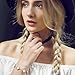 Imagen de FANAOREN Regalos Originales para Mujer Pulsera Trébol 4 Hojas Acero Inoxidable Regalos Mujer Cumpleaños Dia de la Madre San Valentin Navidad regalo Amiga Madre Hermanas Novia