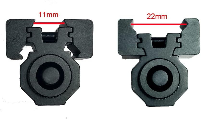 Red Laser Sight for Picatinny Rail, Compact Laser Sight Fit for Pistol and Airsoft, Mounted on 20 mm / 11 mm Picatinny & Weaver Rail (Red) : Sports & Outdoors
