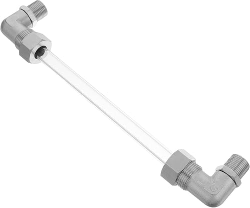 Zerodeko Water Level Indicator for Bucket and Rv, High Temperature Resistant Glass Tube with 3/8' Indicator Tube for Precision Measurement in Home and Industrial Environments