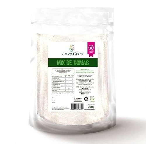 Mix de Gomas - Guar + Xantana 200g - Leve Croc - Sem Glúten
