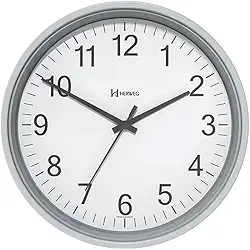 Relógio de Parede Quartz Cinza