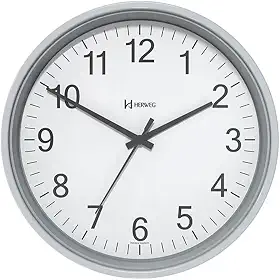 Relógio de Parede Quartz Cinza