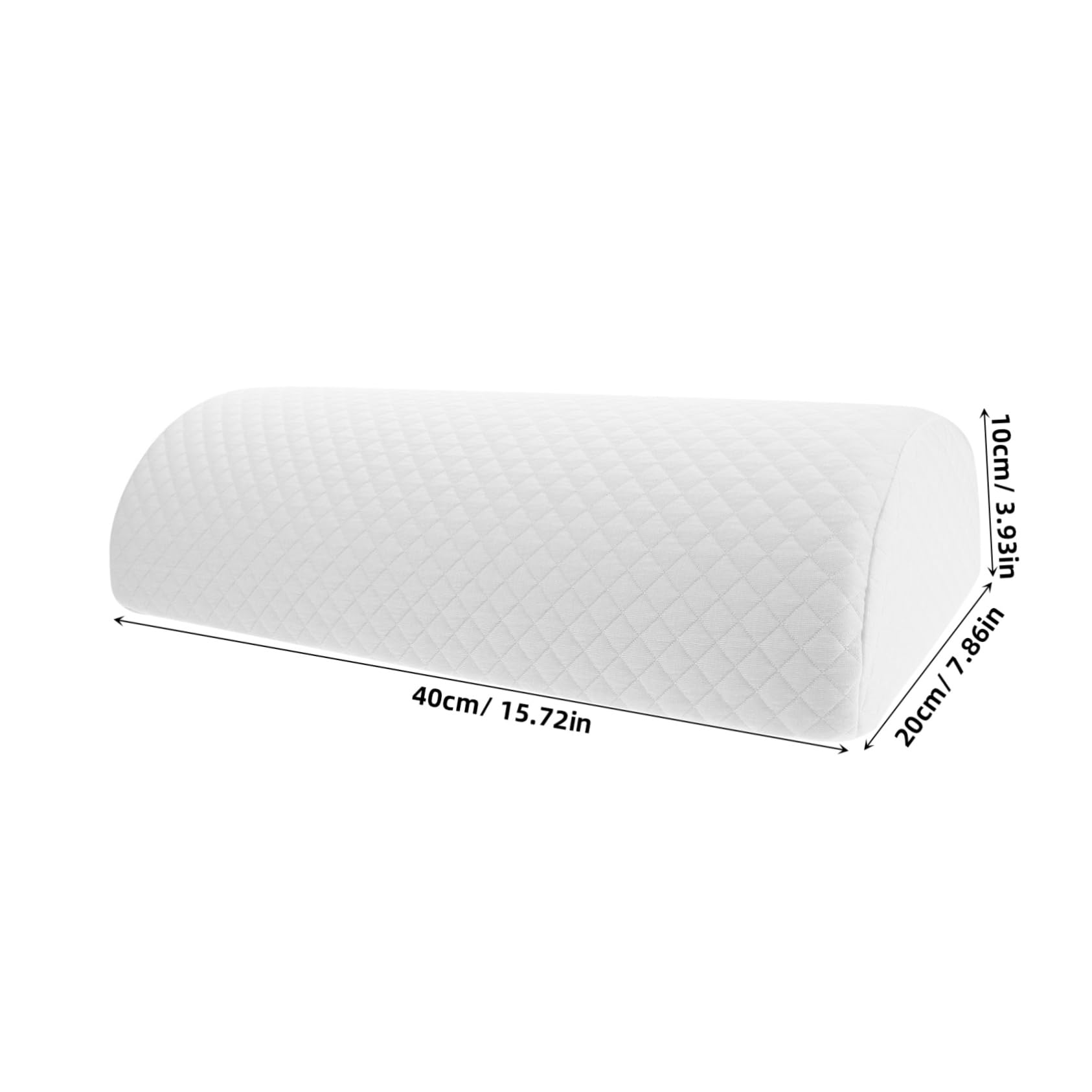 Hemobllo Almohada Media Luna Ergonómica para Piernas y Rodillas Cojín Elevador para Dormir De Lado Soporte Cómodo para Fatiga y Postura Adecuada para Hogar Oficina y Coche Fácil Limpieza