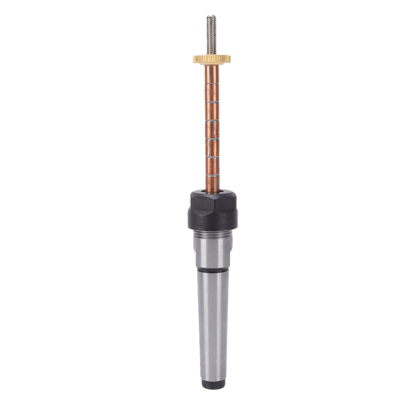 Fdit Juego de Brocas para Torno, Mandril Piloto Portaherramientas Eje Adaptador Llave Hexagonal para Carpintería, con Mandril de Acero Inoxidable de 20,3 Cm