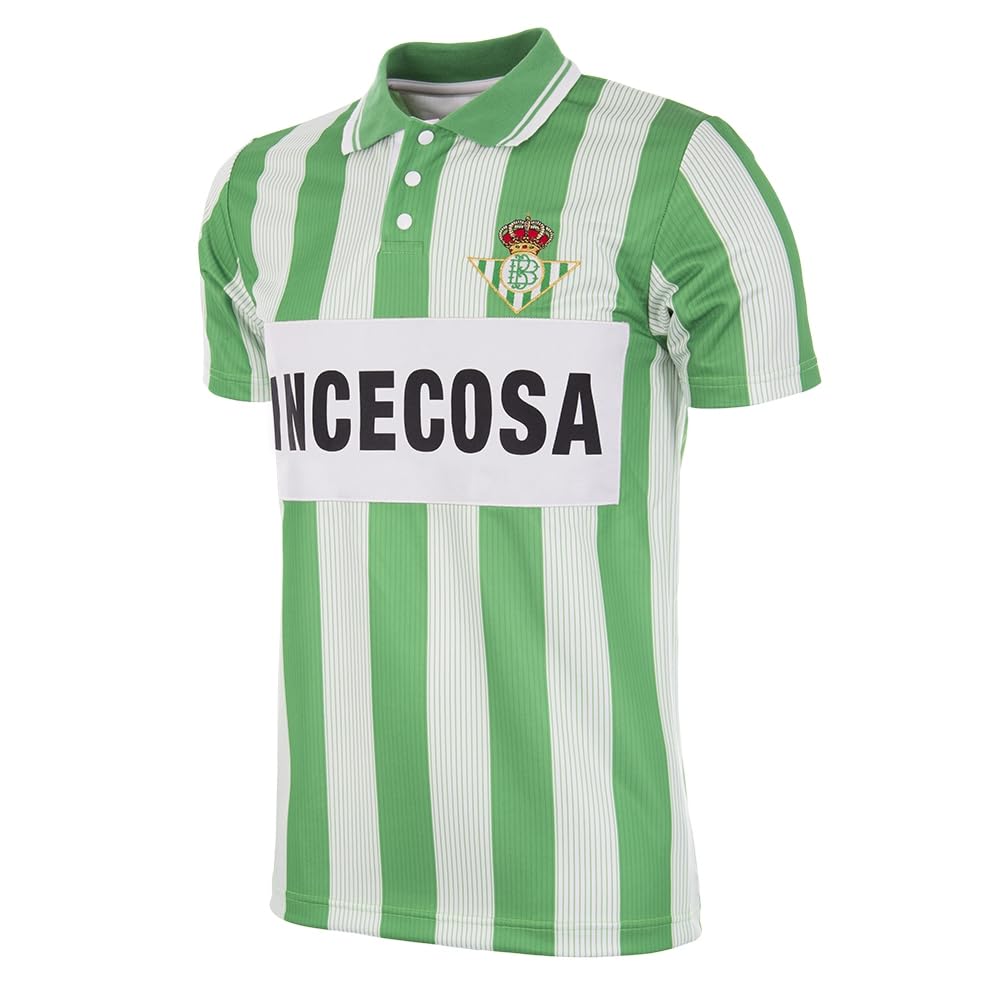 COPA - Maglia retrò - Calcio - Uomo - Real Betis 1993/94 - Verde/Bianco - 100% Poliestere