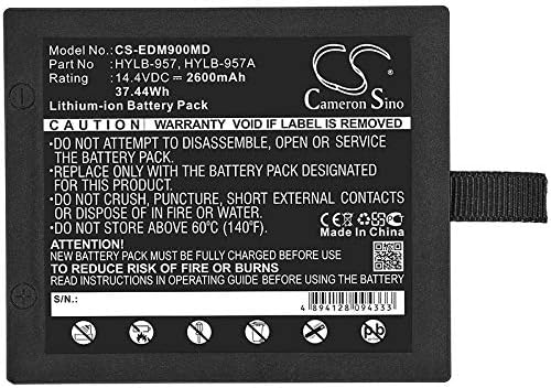 Peakbatt HYLB-957、HYLB-957A、EDAN用2600mAhバッテリー交換