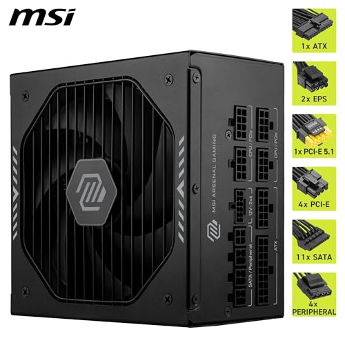 MSI MAG A1000GLS PCIE5 - vue 6