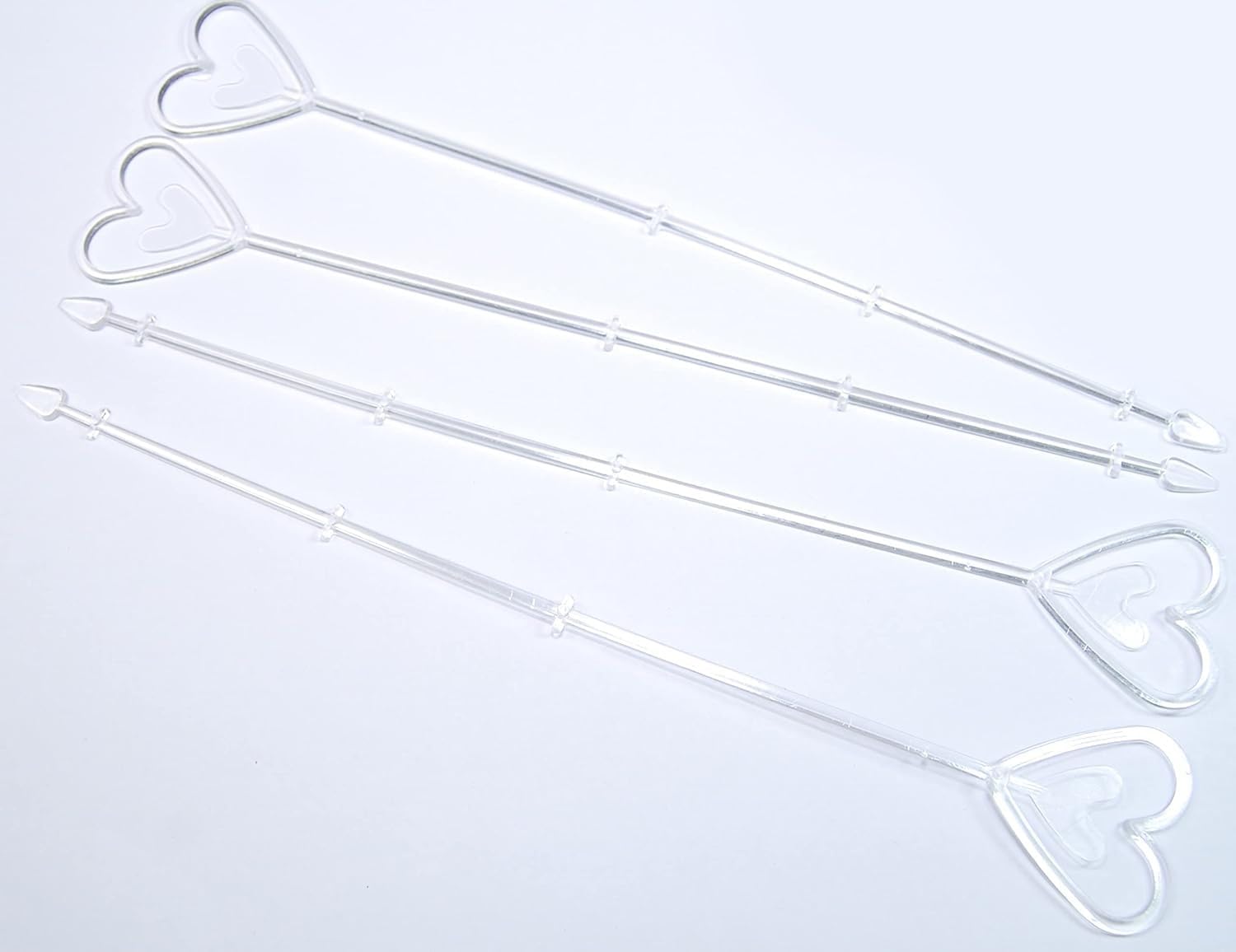 celloexpress Clear Heart Florist Card Holders (Pack of 25) โ image 1