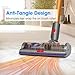 FUNTECK High Torque Drive Clean Head for Dyson V11 V15 V10 V8 V7 Vacuum Cleaners, Anti-Tangle Brush, Adjustable Suction, Ideal for Cleaning Carpets and Hard Floors