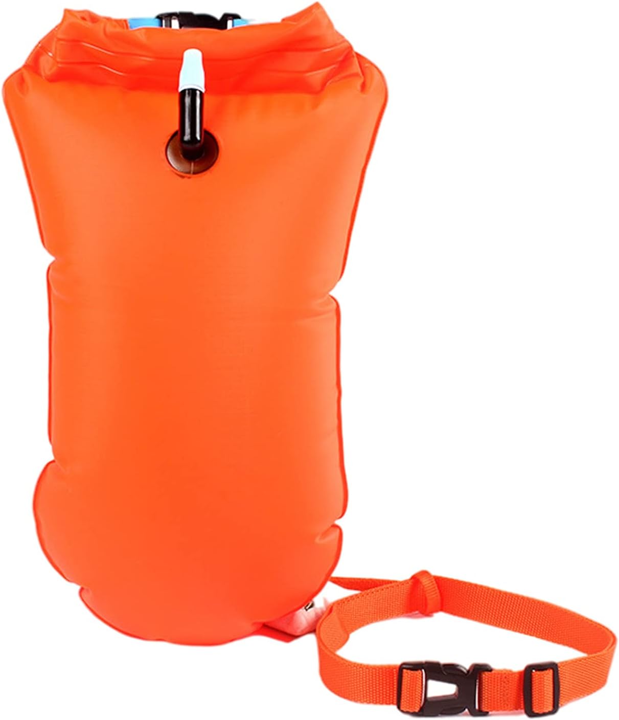 Elibeauty Swim Buoy, Waterproof Inflatable Air Dry Bag Buoy Tow Float Swimming Float for Water Sports, Open Water Swimmers