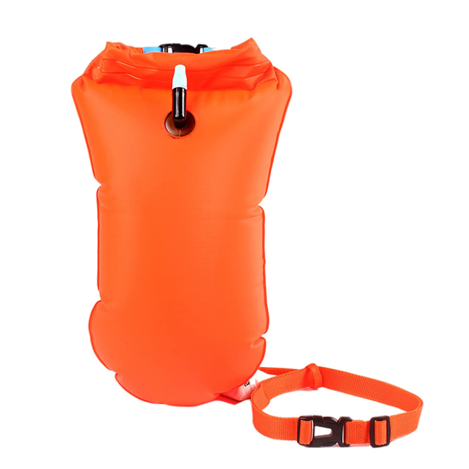 Elibeauty Swim Buoy, Waterproof Inflatable Air Dry Bag Buoy Tow Float Swimming Float for Water Sports, Open Water Swimmers