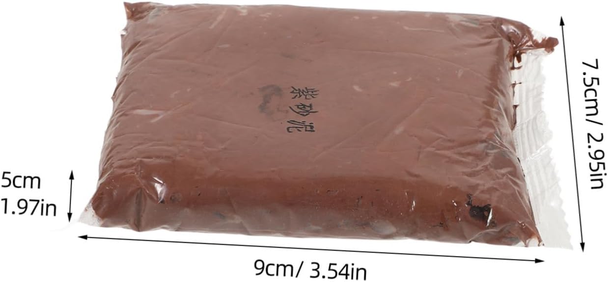 TEHAUX 4bags Dry Clay for Modeling Non-Sticky Crafting Material for Sculpting Unique Artworks to Use for Teenagers and Adults
