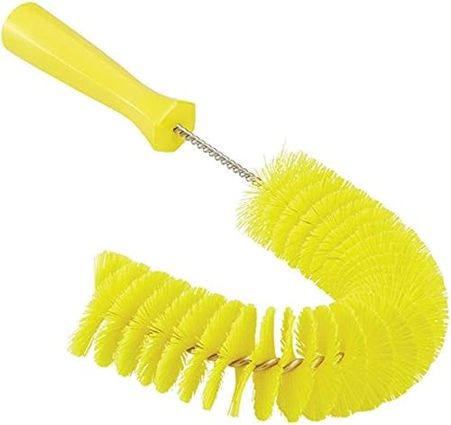 Miniatura 2 de Vikan 53723 Cepillo de gancho, limpiador de tubos, tubos y canalones curvado de 14.17 pulgadas sin BPA, compatible con postes de extensión de Vikan