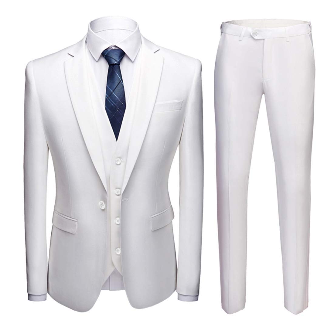 Costume 3 pièces homme coupe ajustée pour corriger la posture et affiner la silhouette - 4