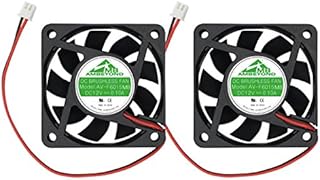 Security-01 2-Pack 60mm by 60mm by 15mm 6015 12V DC 0.10A Ball Bearing Brushless Cooling Fan 2pin