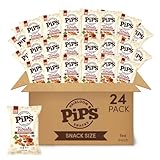 Heirloom Cinnamon Sugar Twists by Pipcorn - 1oz 24pk - Healthy Snacks, Gluten Free Snacks, Snack Packs, Upcycled Heirloom Corn Flour, Individually Wrapped