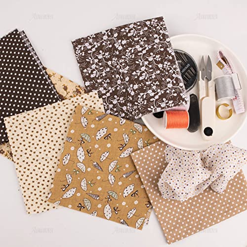 Tissu de matelassage coton AUEAR coupons patchwork imprimé floral scrapbooking DIY - 3
