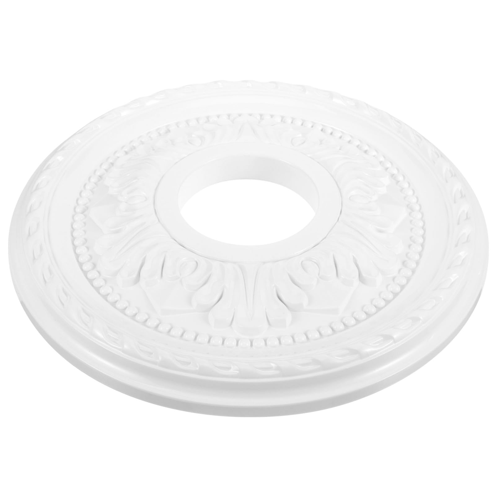 Médaillon de plafond en polyuréthane pour trou de lustre