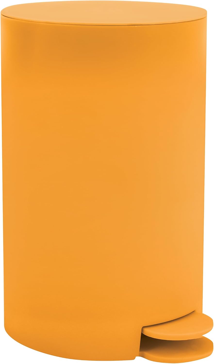 MSV Osaki Cosmetic Bin Pedal Bin 3 Litres with Removable Inner Bucket Saffron Yellow