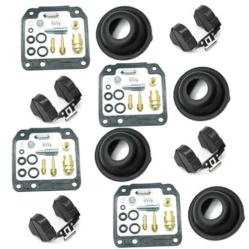 Réparer fuite carburateur Yamaha XJ550 avec le kit membranes flotteurs x4