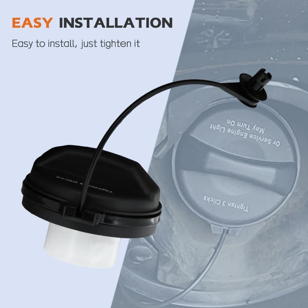 Replacement Gas Cap for Volkswagen Taos 2022-2025 – Vapor Tight Seal, Non-Locking Fuel Tank Cap