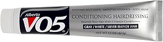 Conditioning Hairdressing for Grey White Silver Blonde Hair - Hair Conditioner Styling Product - Smooths Frizz - Brightens Color - 1.5 oz