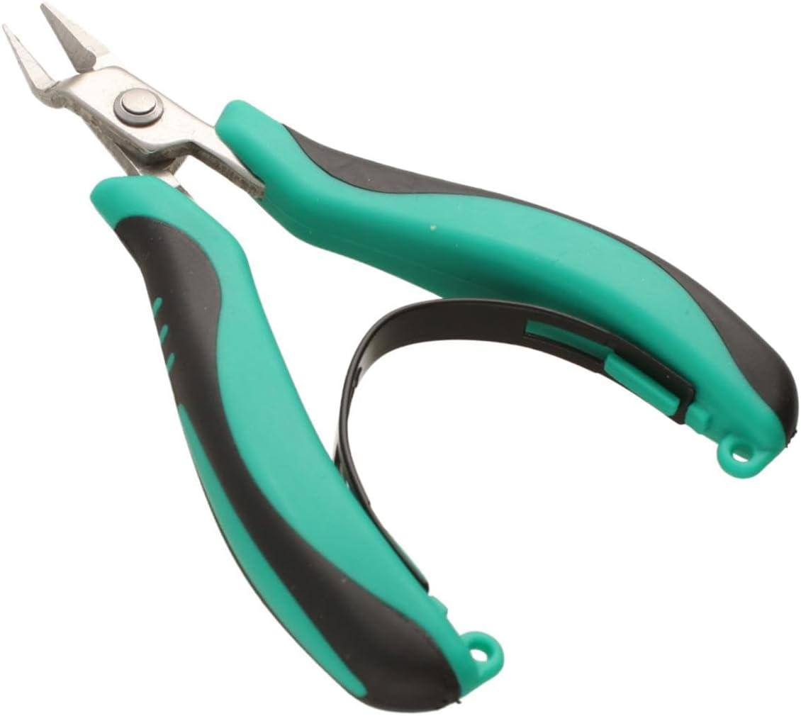 The Beadsmith Side Cutter Tool – Micro Grip Series – 4.5 inches (114mm) – Comfortable Handle with Spring Action Design, Fine Polished Stainless-Steel Head, Quality Tool for Jewelry Making image 4