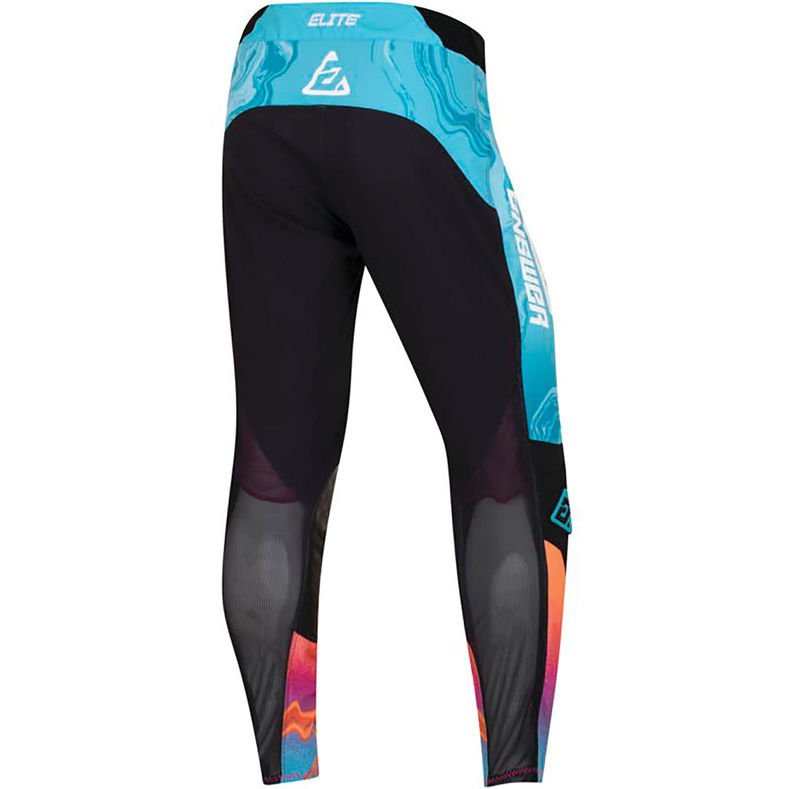Answer Racing 447632 Youth A23 Elite Fusion Pant: Astana/Hyper Orange/Rhodamine, 24