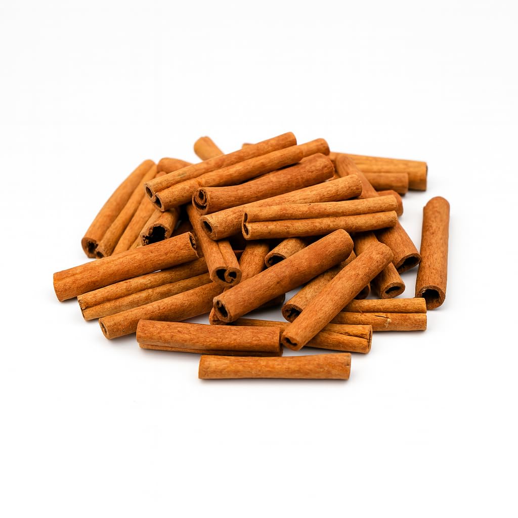 Floralcraft Orange Dried 8Cm Cinnamon Sticks For Crafts, Quills, Christmas Tree, Wreaths, Wreath Making Supplies, Cinnamon Christmas Crafts - 250G