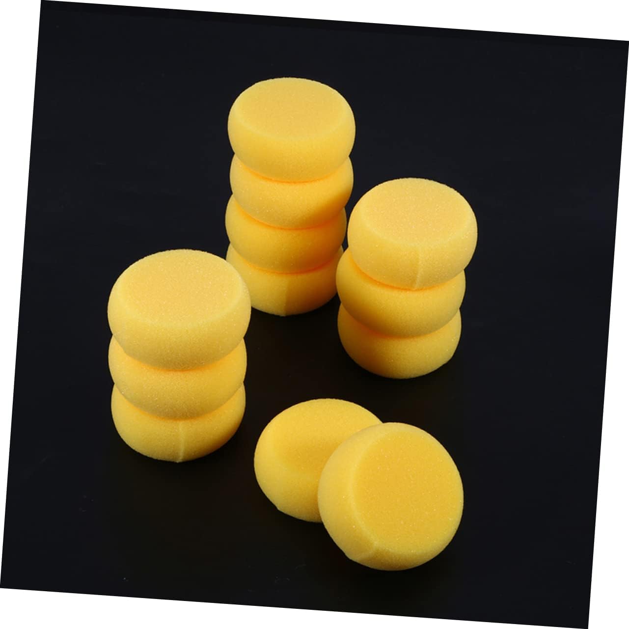 15pcs Portable Round Painting Sponges for Boys and Girls and Absorbent Watercolor Tools for Art Class and Craft Activities for DIY Projects and Creative Fun