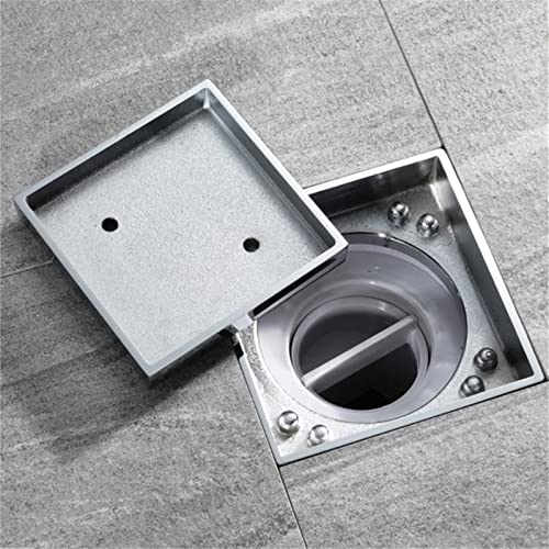 Runder Dusche Bodenablauf Aus Kupfer, 10x10 Cm – Verdickt, Geruchshemmend, Mit Abnehmbarem Deckel, Für Bad & Küche