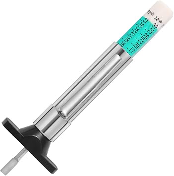 PROND Color Coded Tire Tread Depth Gauge - Accurate Measurement Tool, Green Type