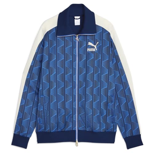 PUMA Mens The Neverworn Ii T7 Jacket Athletic Outerwear Casual - Blue