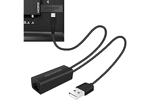 Ethernet Adapter for Fire TV Stick,Fire Stick 4K,Chromecast Ultra, Google Home Mini