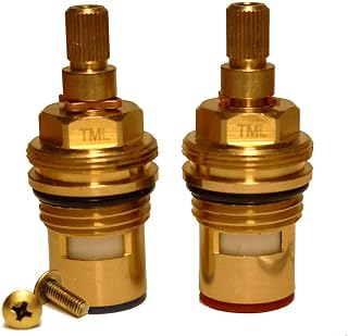 28 Spline ASCDV0003 Replacement Ceramic Cartridge Tap Valve Quarter Turn Gland Insert BSP 1/2"