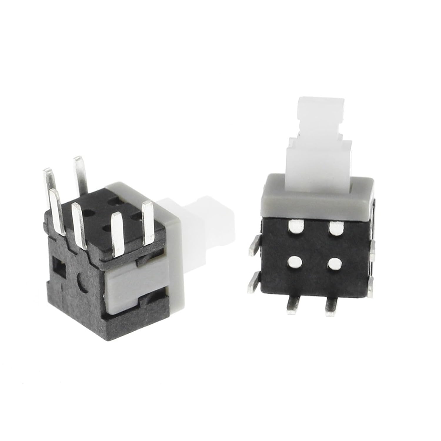 100Pcs Kft-5.8 5.8x5.8MM Tactile Push Button Switch Latching Side 6Pin High Head