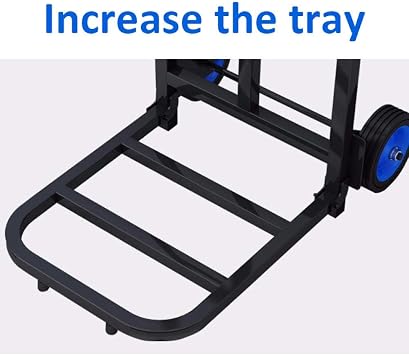 Steel Multi-Functional Hand Truck Trolley with Anti Puncture Solid Wheel and 130 kg Capacity Wheeled Shopping Bag for Sack Trolley (Style #6) (Style #2)