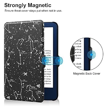 Coque Kindle 6 (10ème Génération 2019) - TPU Transparent Avec Mise En Veille Automatique - Vert Foncé